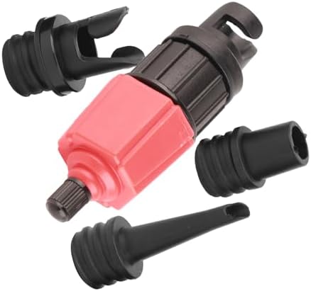 CHICIRIS Valve Adapter Air Pump Converter, for Inflatable Paddle Board Canoe Boat Bed with 3 Nozzle Tips — view 4