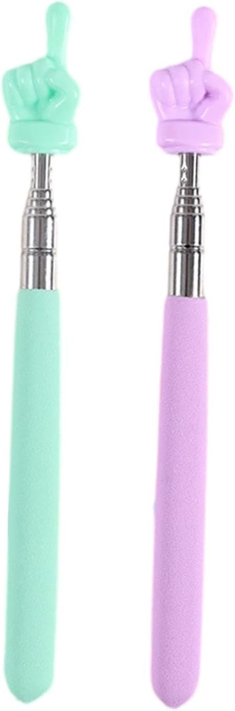 Pointer Finger Stick – Multipurpose Teacher Supplies Pointer Stick, Classroom Pointer and Finger Pointer Stick, Engaging Colors – Classroom Essentials for Effective Presentations (2)