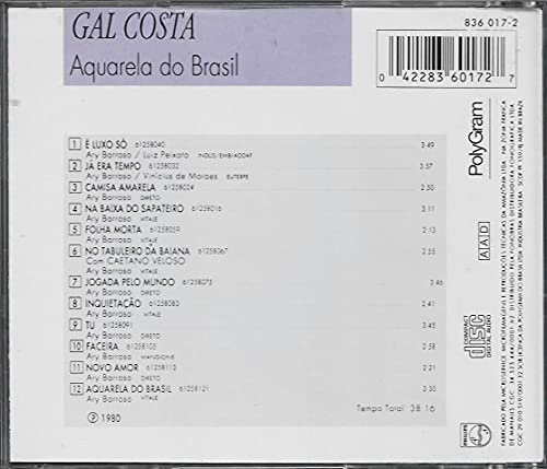 Gal Costa - Cd Aquarela do Brasil - 1980