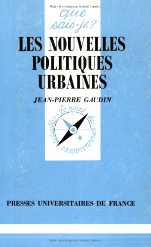 Télécharger Les Nouvelles Politiques urbaines PDF Ebook En Ligne
