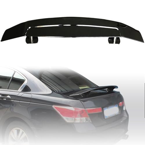 ZHOUFUDA ABS Rear Trunk Spoiler for Audi TT MK2 2007-2014, Gloss Black