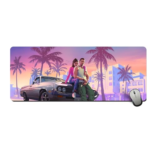Image of MASIPICKS - XXL Size Anime & Gaming Mouse Pad [Rubber Base] | Mouse Pad (31 x 12 Inches) 3mm Desk Mat (Gaming New)
