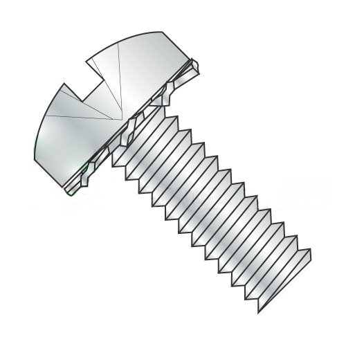 10-24 x 1/2" SEMS Screws/External Tooth Washer/Combo/Pan Head/Steel/Zinc (Carton: 5,000 pcs)
