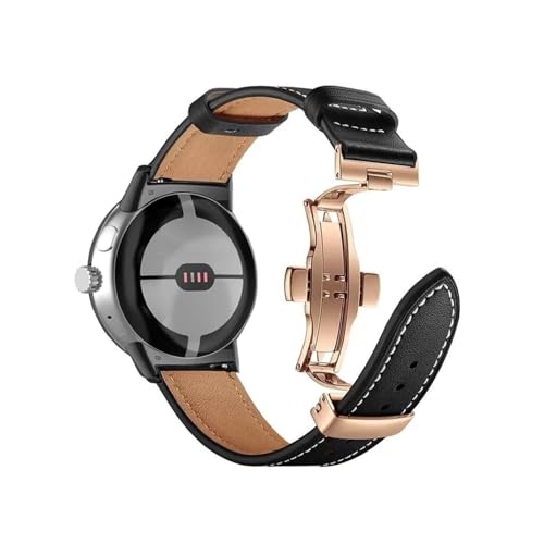 [LOKLNEYK] �{�v�܂肽���݃o�b�N���o���h�ɓK������Google Pixel Watch 2/1(Rose button black)