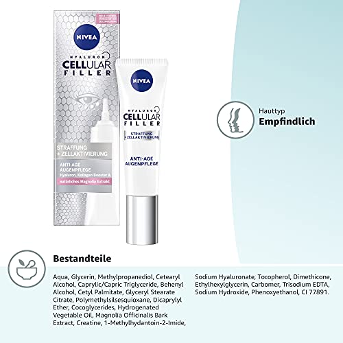 Nivea HYALURON CELLular FILLER Anti-Age Augenpflege, 15 ml