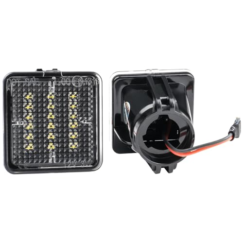Image of LED License Plate Light Lamp Compatible with 2016-2023 Toyota Tacoma, 2014-2021 Toyota Tundra Pickup Truck, 6000K White License Plate Lights Tag Lamp, Pack of 2