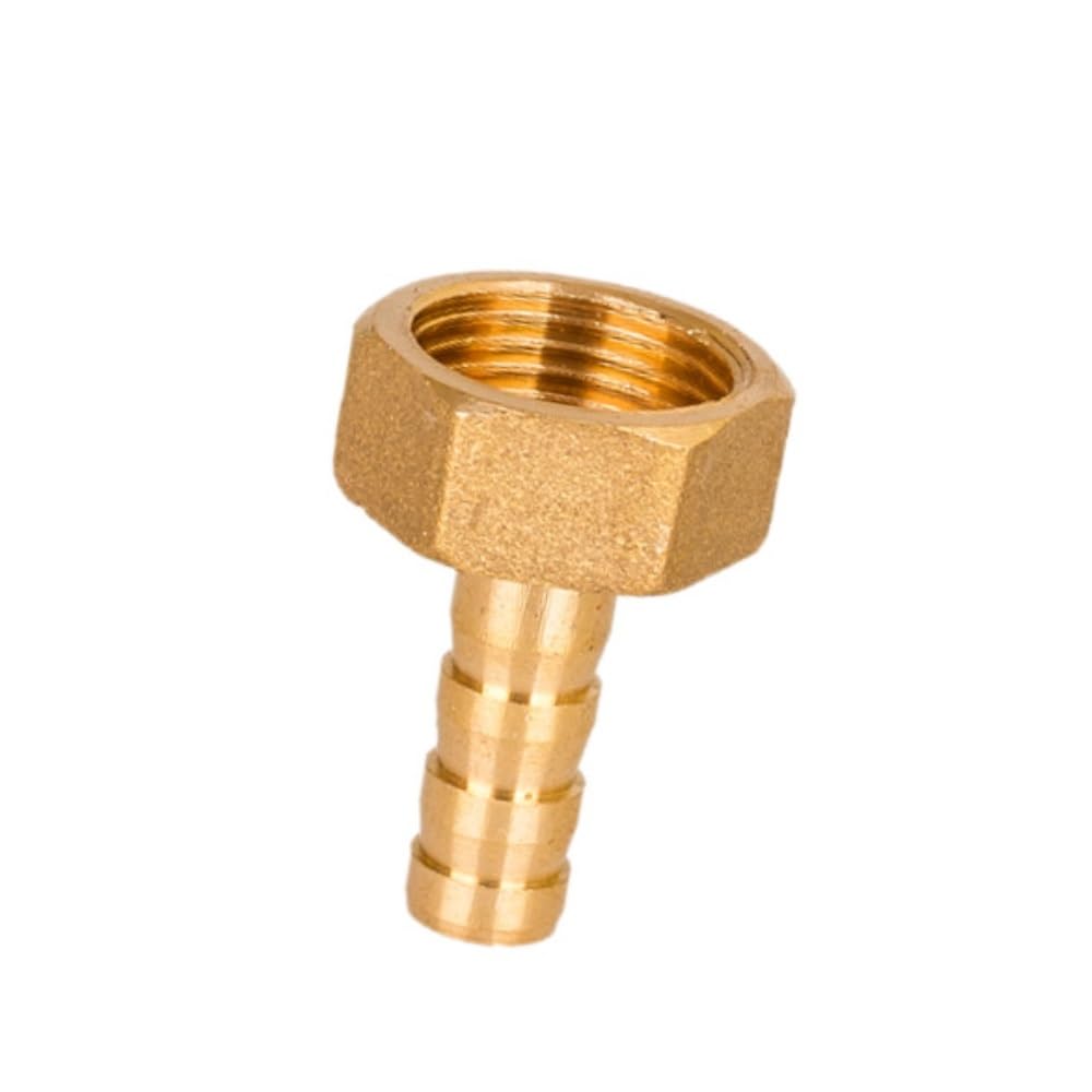 Pipe Fitting 1pc Brass Hose Barbbrass Barb Reducer, Fitting, Tail BSP Female Thread Copper Connector(4MM*1/8INCH)