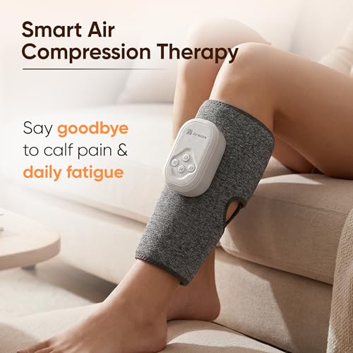 Image of Calf Massager | Hand Like Massage with Air Compression | Daily Use Leg Massager for Sore Muscle | 3 Modes | Improve Blood Circulation & Relieve Pain | Upto 3.5 Hrs work |1 Year Warranty