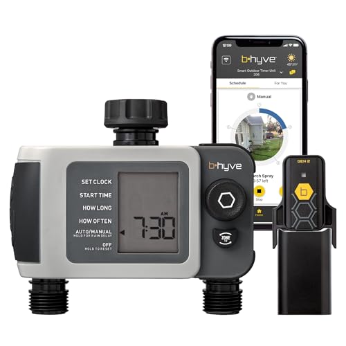 Orbit 24637 B-hyve XD 2-Port Smart Hose Watering Timer with Wi-Fi Hub