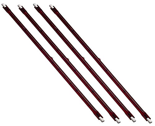 LiangDi Four Pack 1.5 kW R7 Ruby Halogen Heater Lamp Bulb 348mm