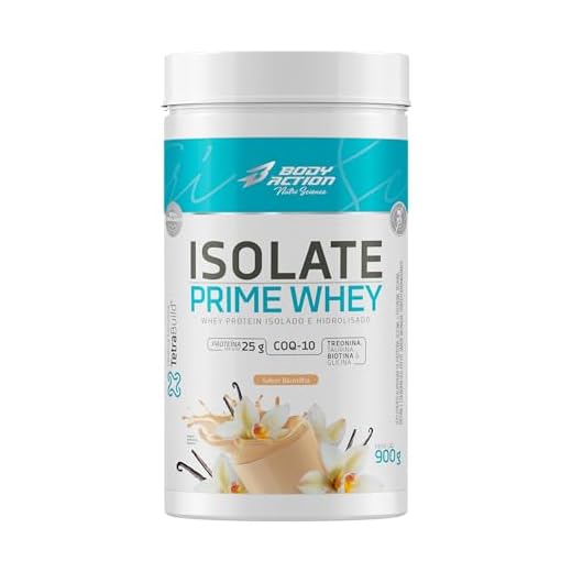 Isolate Prime Whey 900g Sabor Baunilha Bodyaction