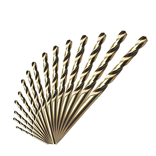 KVKAPLNNTR 1 5pcs 1.5-1 0mm Hss m35 Conjunto de bits de taladro de torsión de cobalto usado for el conjunto de herramientas de alimentación de broca de taladro de madera de aluminio metálico. un poco