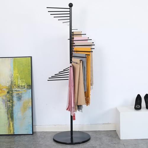 Expositor de bufandas independiente, chales y cinturones de 170 cm para comercio 2
