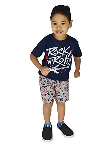 KIT com 5 Conjuntos Para menino de 1 a 14 anos Tamanho:6