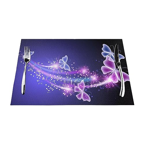 Set de table en PVC de qualité supérieure isolant et imperméable pour salle à manger