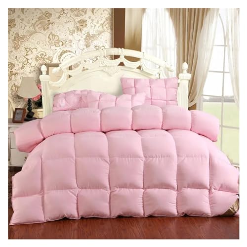 Edredón de plumas de ganso suave de invierno para cama king size 2