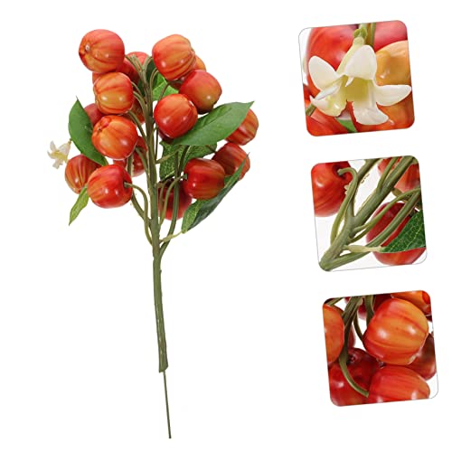 Abaodam 4Pcs Artificial Educational Toys Kid Toys House Decorations For Home Simulation Apples Branch Lifelike Fruits Artificial Model Fruit Photo Prop Artificial Fruit Branch Puzzle #TOP6