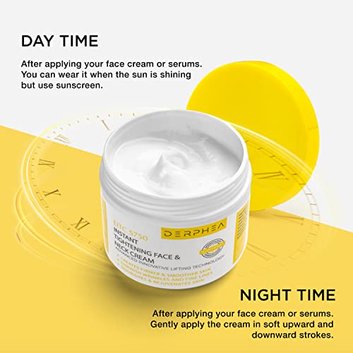 Derphea Neck Cream, Face & Neck Tightening Cream, Skin Tightening Cream For Tightening Skin, Fine Lines, Loose & Sagging Skin On Face, Neck, Décolleté (3.4 Oz) #TOP4