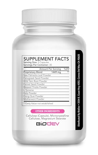 Biodev Fasst- Butt Enhancement Pills For Women- Female Weight Gain Supplement- Supports Voluptuous Curves- Buttocks Enlargement Supplement With Volume Enhancing Ingredients To Shape And Lift Your Backside thumb #1