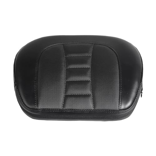 Support dossier passager PU noir métallique moto Touring Road King FLTR