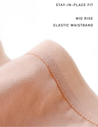 Kiench Girls' Underwear Cotton Panties Teens Basic Briefs 8-Pack3