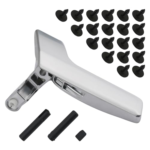 Fastening of Rear Door Trim Bar - 2020 Mercedes-Benz GLE-Class & GLS-Class 8 Metal Interior Door Handle Repair Kit | Compatible with Mercedes Benz W204 X204 C230 C250 C280 C300 C63 GLK250 GLK280 GLK300 | Inside Inner Front or Rear Left Driver Side Door Lever (Matter Sliver)