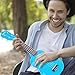 Everjoys Soprano Ukulele Beginner Pack-21 Inch w/Free Online Lesson Gig Bag Digital Tuner Pick Polishing Cloth All in One Kit