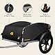 Retrospec Rover Hauler Cargo Fahrradanhänger | Klapprahmen & wetterbeständiges Gewebe | großer Gepäckträger | passend für 50,8 cm - 73,7 cm große Fahrradräder | Sun