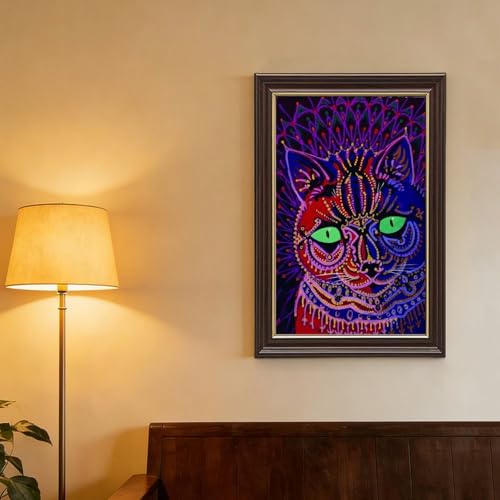 Toile Louis Wain chat psychédélique pour exprimer votre passion de l'art