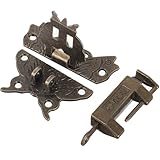 Fermoir de verrouillage vintage : facile à installer, sans arêtes vives, sûr à utiliser, finition soignée, déverrouillage fluide, structure et fonctionnement simples, loquets pour cadenas