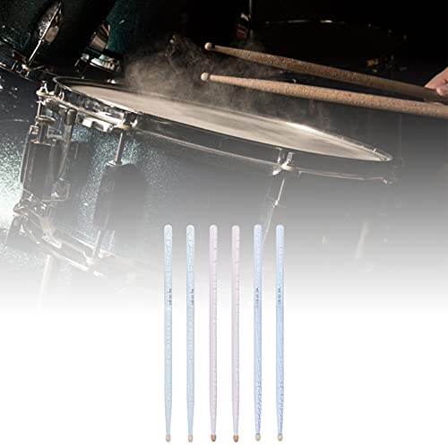 5A Baquetas, baquetas antideslizantes 6 unidades para amantes de música