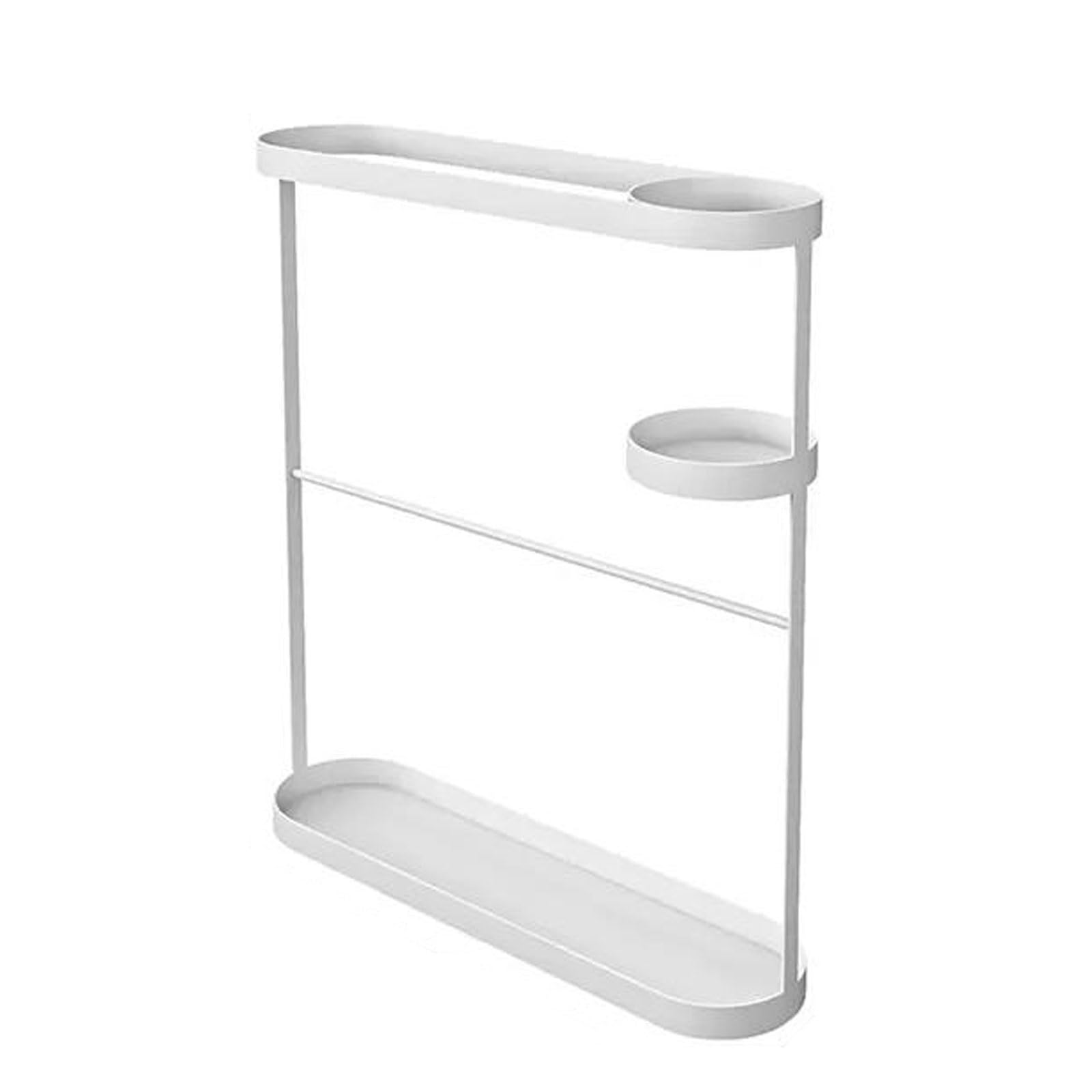 SONGYL-20249 Umbrella Stand Umbrella Rack Stand, Metal Storage for Long and Folded Entryway(White)