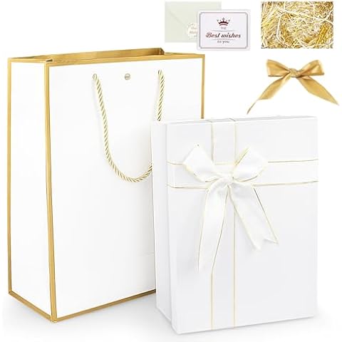 Luxury White Gift Box Set with Accessories Cover