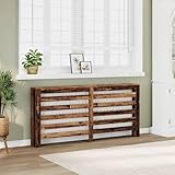 Homgoday Cubierta Radiador Madera Moderna, Estable, Fácil Mantenimiento, Decorativa, 175x20x82cm