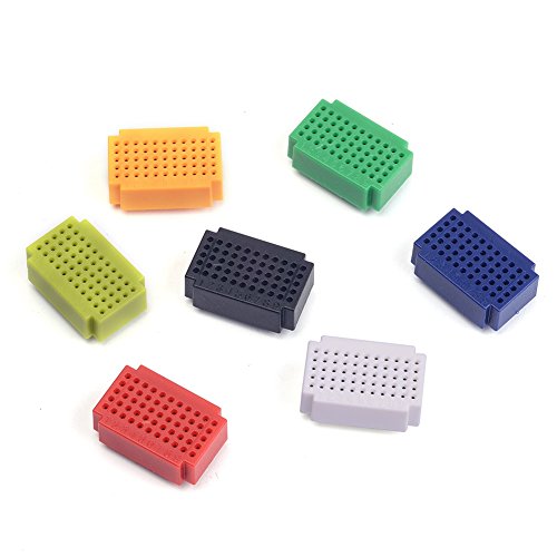 Cylewet 55 Tie Points Mini Solderless Bread Board PCB Circuit Board for Arduino