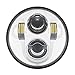 Hogworkz? 5.75 Inch LED Headlight - Daymaker Replacement Compatible with Harley Davidson Dyna Sportster Softail - Chrome