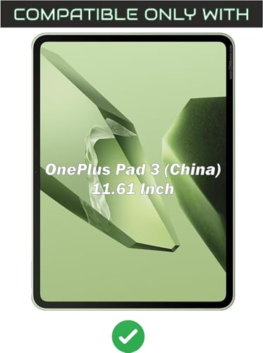 Image of Screen Guard Compatible With OnePlus Pad 3 China /OnePlus Pad3 China Tab (11.61 inch Inch Tablet) Flexible Fiber Screenguard Not a Tempered Glass Screen Protector