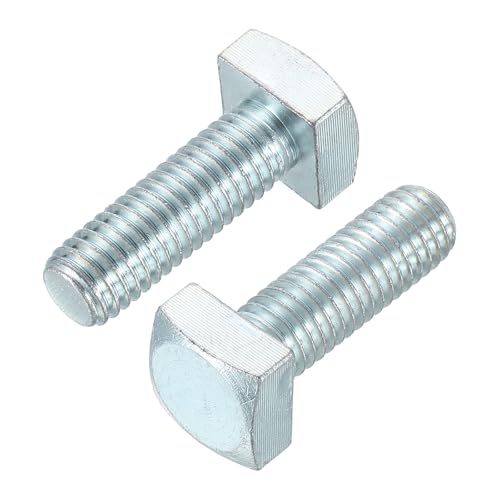 Boulon à tête carrée haute résistance en acier au carbone zingué 1/2