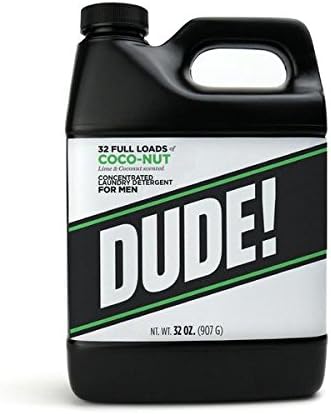 Dude Detergent - Men's Liquid Laundry Detergent - Coco-Nut 32 Loads - 32ounces