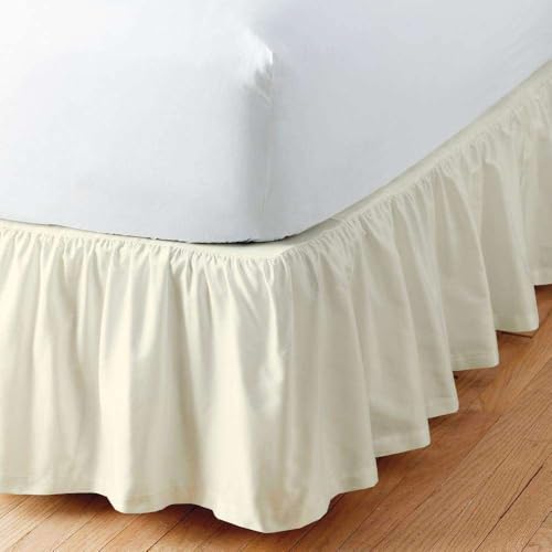 SlumberWell Full Bed Skirt with Split Corners, Soft Microfiber, 20