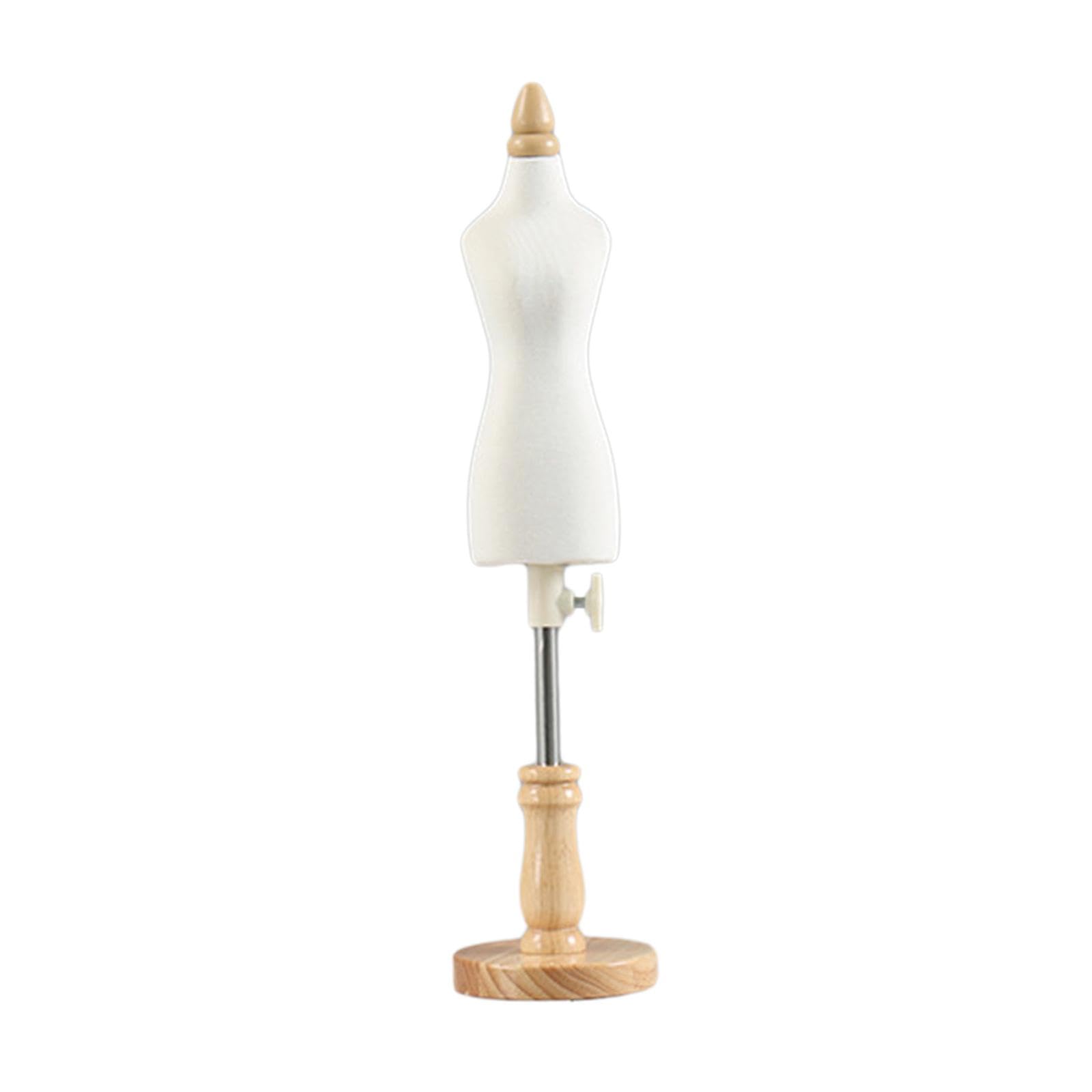 Colcolo Mini Dress Form, Pinnable Manikin Miniature Dressmaker Dummy Sewing Mannequin for Costume Design, Sewing (26cm)