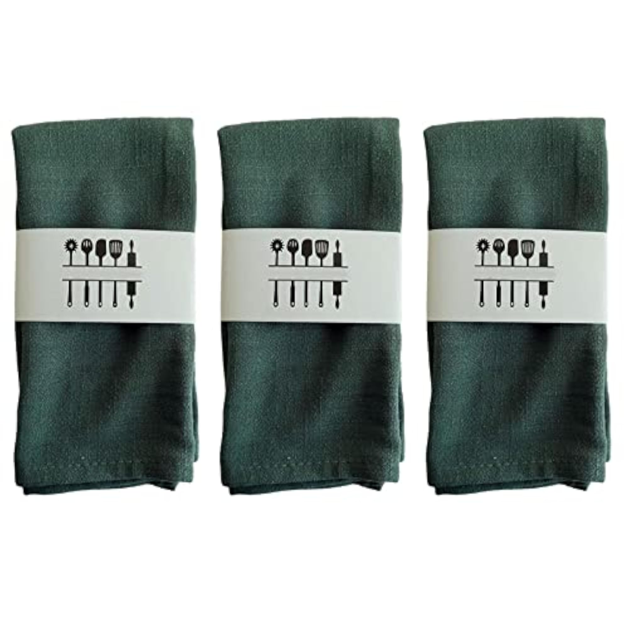 3 Pieces Washable Cloth Napkins for Dining Table