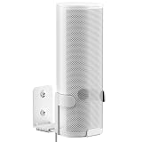 Supporto da parete per altoparlanti in metallo migliorato per Sonos Roam 2/Roam SL/Roam, supporto da parete facile da installare per Sonos Roam per un suono migliore, bianco
