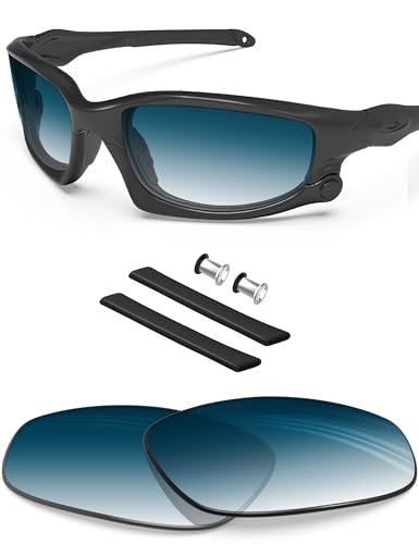 Image of BLAZERBUCK Polarized Replacement Lenses&Sock Kit for Oakley Split Jacket OO9099 Sunglass