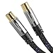 Produktbild KabelDirekt  4K Antennenkabel, Koaxialkabel, TV Kabel  2m  In Deutschland entwickelt, bruchfester Nylon-Mantel (Antennenstecker auf Buchse, Fernsehkabel, digital/analog, für DVB-C/DVB-T/DVB-S)
