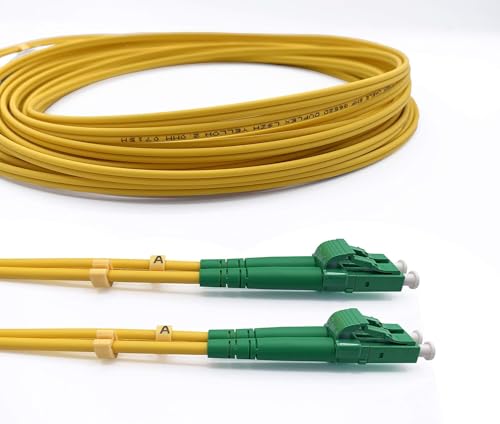 Elfcam® - Cavo Fibra Ottica LC/APC per LC/APC Monomodale Duplex 9/125um OS2 LSZH (20M) Elfcam® - Cavo Fibra Ottica LC/APC per LC/APC Monomodale Duplex 9/125um OS2 LSZH (20M)