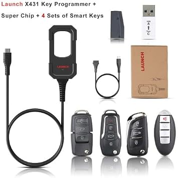 La*unch X431 Key Programmer Remote Maker with Super Chip and 4 Sets of Smart Keys