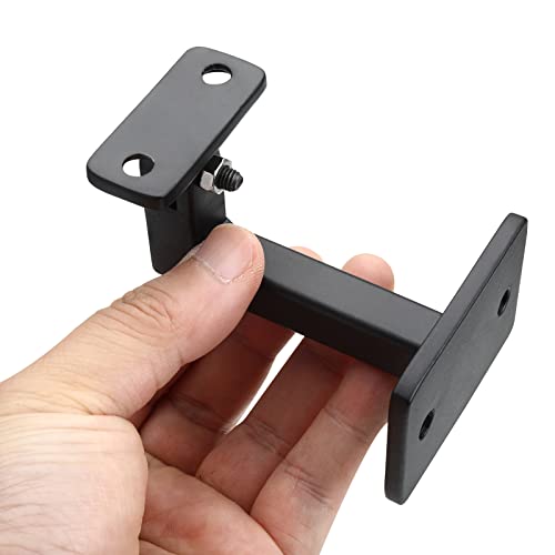 RealPlus Swivel Handrail Brackets 4 Pack Heavy Duty Adjustable Square Hand Rail Brackets for Staircase Stair Railing by RealPlus - Image 4