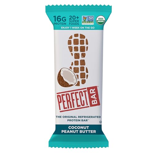 Perfect Bar Gluten-Free Coconut Peanut Butter Refrigerated Protein Bar, Organic, 2.5 oz
