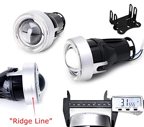 Kit de luces antiniebla proyectores LED 3 pulg. rojo miniatura 2